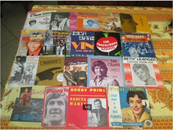 51 Oude Vinyl Singles met Nederlandstalige muziek, Cd's en Dvd's, Vinyl Singles, Zo goed als nieuw, Single, Nederlandstalig, Ophalen of Verzenden
