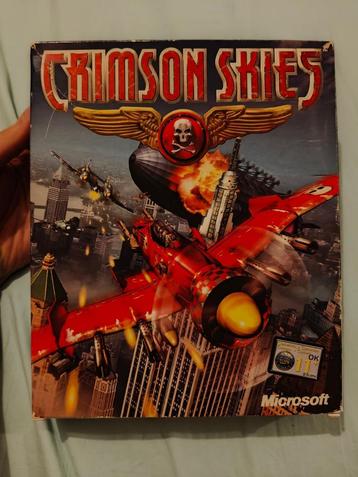 jeu PC rétro Crimson Skies big box version EN complet  beschikbaar voor biedingen