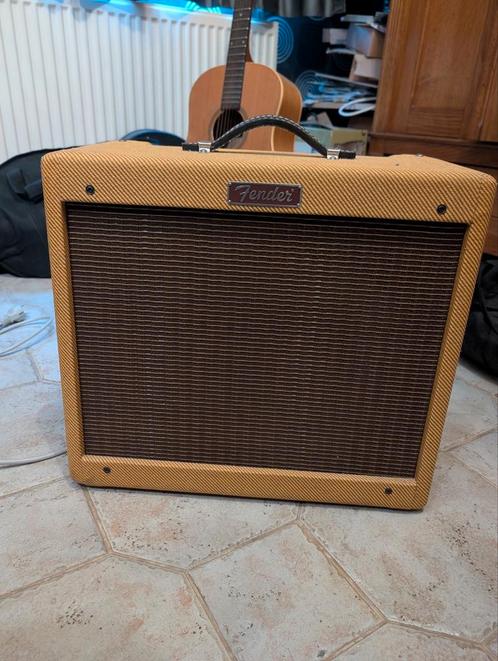 Fender Blues junior combo lacquered tweed 15 watts, Muziek en Instrumenten, Versterkers | Bas en Gitaar, Zo goed als nieuw, Ophalen
