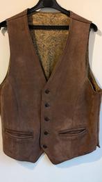 Bruin leder gilet, Seconde main, Hommes, Autres types