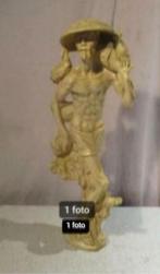 Belle statue 'Homme Asiatique' - 40cm, Antiquités & Art, Enlèvement ou Envoi