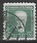 Tsjechoslowakije 1930 - Yvert 267 - Tomas Masaryk (ST), Postzegels en Munten, Postzegels | Europa | Overig, Verzenden, Overige landen
