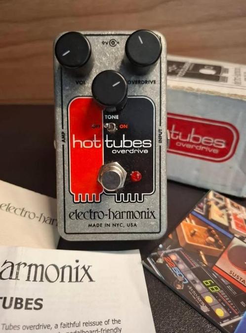 Pédale Guitare Electro-Harmonix Hot Tubes Overdrive, Muziek en Instrumenten, Effecten, Zo goed als nieuw, Distortion, Overdrive of Fuzz