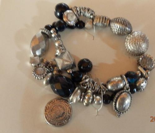 -1- 1 bracelet perles - neuf - esmara -, Bijoux, Sacs & Beauté, Bracelets à breloques, Neuf, Autres marques, Autres matériaux