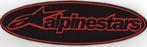 Patch Alpinestars L(arge) - Rood - 244 x 71 mm, Alpinestars, Nieuw zonder kaartje, Dames