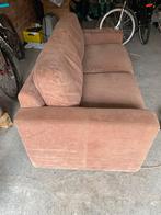 Lederen tweezits zetel, Huis en Inrichting, Zetels | Zetels, Ophalen, 150 tot 200 cm, Tweepersoons, Leer