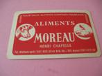1 oude losse speelkaart Aliments Moreau (225), Comme neuf, Carte(s) à jouer, Enlèvement ou Envoi