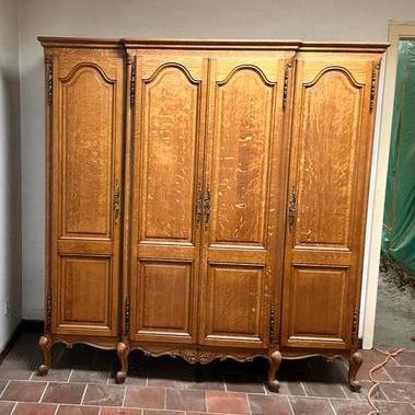 Chambre ancienne à quatre portes, Antiquités & Art, Antiquités | Meubles | Lits, Enlèvement