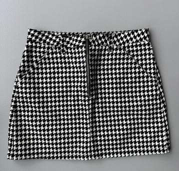 rokje topshop, pied de poule print, maat 40  beschikbaar voor biedingen
