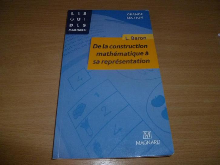 livre de la construction mathématique à sa représentation, Boeken, Schoolboeken, Zo goed als nieuw, Ophalen of Verzenden