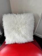 Mooi groot wit sierkussen, Huis en Inrichting, Woonaccessoires | Kussens, Ophalen, Zo goed als nieuw, Wit