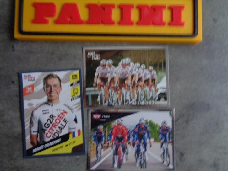 PANINI STICKERS WIELRENNEN TOUR DE FRANCE 2022 3X, Hobby en Vrije tijd, Stickers en Plaatjes, Verzenden