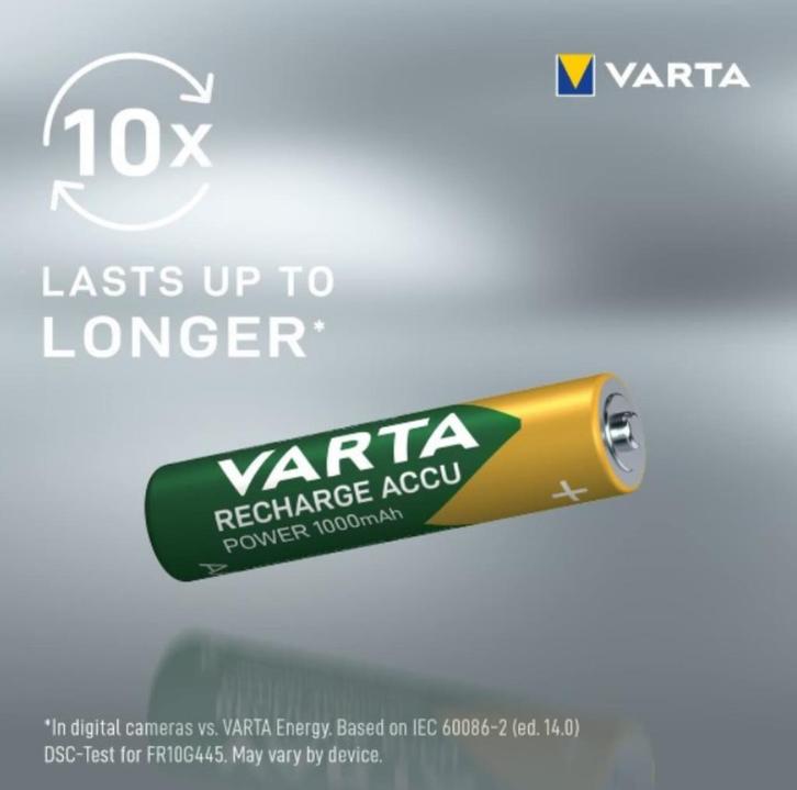 40 x Varta Oplaadbare AA (2100 mah), Audio, Tv en Foto, Accu's en Batterijen, Ophalen of Verzenden