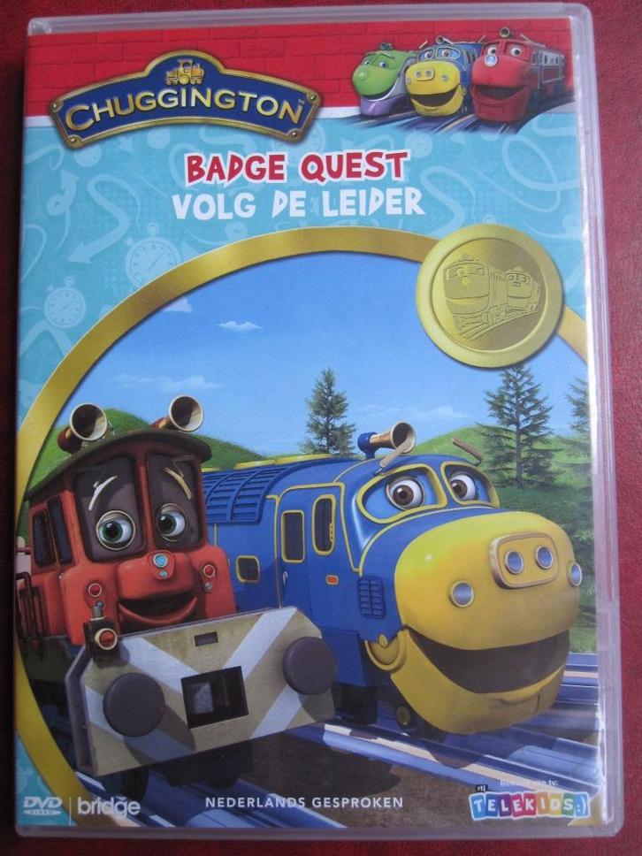 Chuggington - Badge Quest volg de leider, Cd's en Dvd's, Dvd's | Kinderen en Jeugd, Zo goed als nieuw, Tv fictie, Avontuur, Alle leeftijden