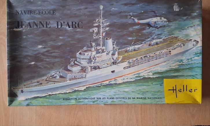Schoolschip Jeanne D'Arc, Heller 1/400, 1967, Hobby en Vrije tijd, Modelbouw | Boten en Schepen, Zo goed als nieuw, 1:200 of kleiner