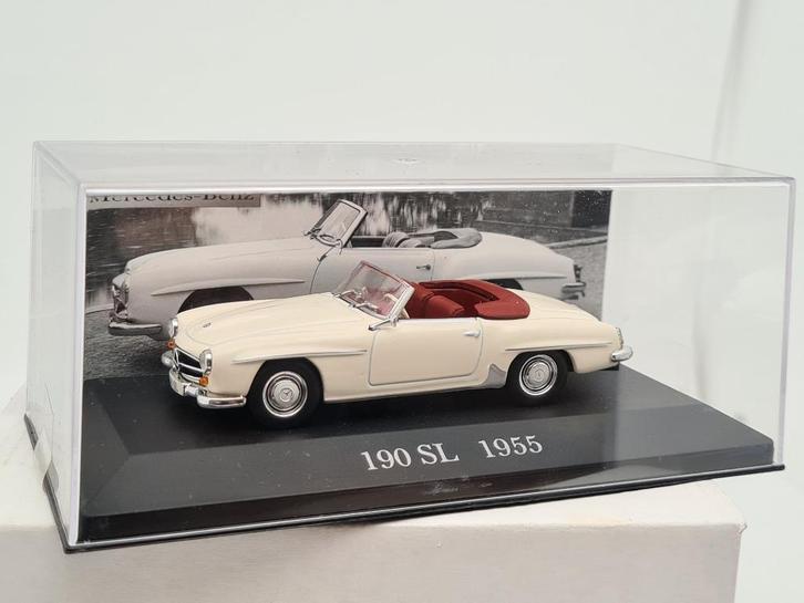 Mercedes Benz 190SL cabriolet (1955) 1/43, Hobby en Vrije tijd, Modelauto's | 1:43, Zo goed als nieuw, Auto, Verzenden