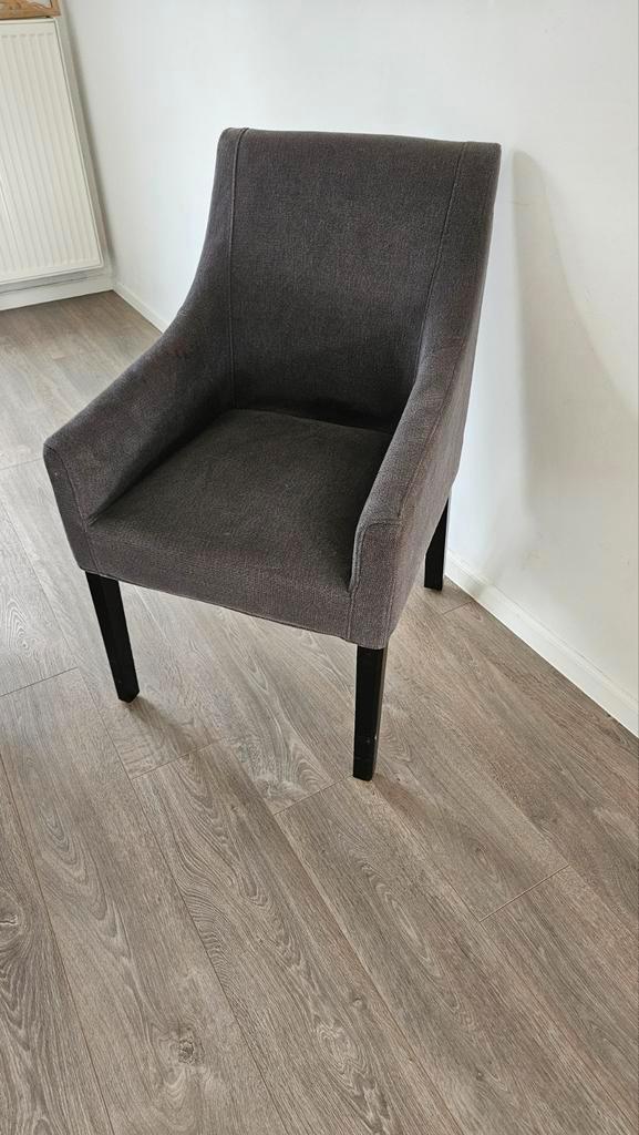 Eetkamerstoelen Ikea 6st, Huis en Inrichting, Stoelen, Grijs, Ophalen