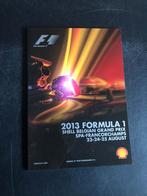 programma 2013 Belgian GP Spa Francorchamps F1 race, Ophalen of Verzenden