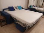 Zetelbed, Ophalen, Gebruikt, Blauw, Tweepersoons