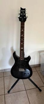 PRS SE custom 24 charcoal burst (RH) + stand + gigbag, Muziek en Instrumenten, Snaarinstrumenten | Gitaren | Elektrisch, Ophalen