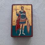 Byzantijns Icoon Heilige Victor van Damascus ., Antiek en Kunst, Antiek | Religieuze voorwerpen, Ophalen of Verzenden