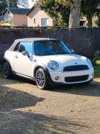 Mini One Cabrio 1.6i leer en 1 Jaar Garantie.., Auto's, Voorwielaandrijving, Zwart, 4 cilinders, Cabriolet