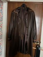 Lederen dames jas/mantel, Ophalen, Zo goed als nieuw, Bruin