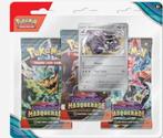 Pokémon Twilight Masquerade: 3-Pack Blister - Revaroom, Ophalen of Verzenden, Nieuw, Booster, Foil