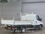 Iveco Daily 35C14 Kipper met Kist 3500kg trekhaak Airco Crui, Auto's, Bestelwagens en Lichte vracht, Gebruikt, Euro 6, Iveco, Wit