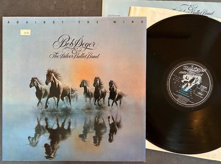 BOB SEGER & SILVER BULLET BAND - Against the wind ( LP ), Cd's en Dvd's, Vinyl | Rock, Zo goed als nieuw, Poprock, 12 inch, Verzenden