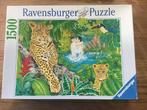 Puzzel Ravensburger 1500 stukjes In het regenwoud, Ophalen of Verzenden, 500 t/m 1500 stukjes, Gebruikt, Legpuzzel