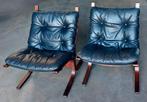 set/2 originele Westnofa Siësta fauteuil | Ingmar Relling, Huis en Inrichting, Fauteuils, Ophalen of Verzenden, Gebruikt, Hout