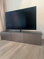 Mooie tv meubel met bronzen deuren (extra deurpanelen creme), Ophalen, Zo goed als nieuw