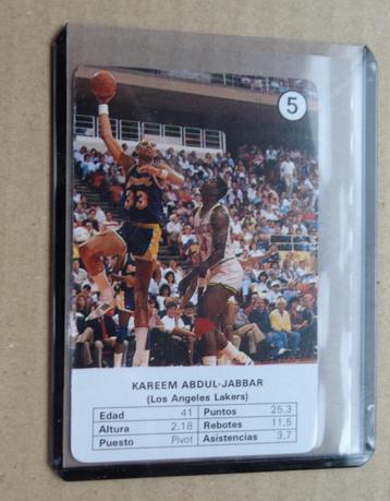 NBA '88 Spanish Fournier Estrellas #5 Hakeem Olajuwon - RARE beschikbaar voor biedingen