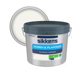 Sikkens Muren & Plafondverf binnen Mat wit, Ophalen of Verzenden, Zo goed als nieuw, Wit