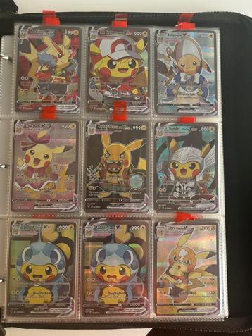 Unieke fanmade pikachu set 