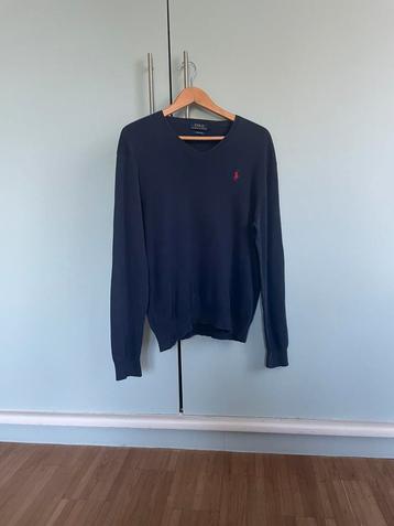 Marineblauwe trui sweater van ralph lauren (S) beschikbaar voor biedingen