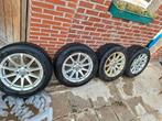 4-banden met velgen 4 seizoenen Hankok in goede staat, Auto-onderdelen, Banden en Velgen, Ophalen of Verzenden, Velg(en)