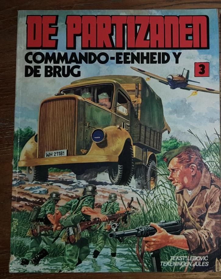 de partizanen strip nr3, Boeken, Stripverhalen, Gelezen, Eén stripboek, Ophalen of Verzenden