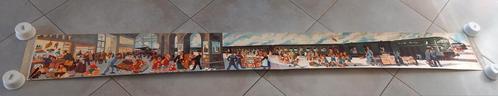 Panorama van pater Castor „The Station” 1957, Verzamelen, Posters, Gebruikt, Ophalen of Verzenden