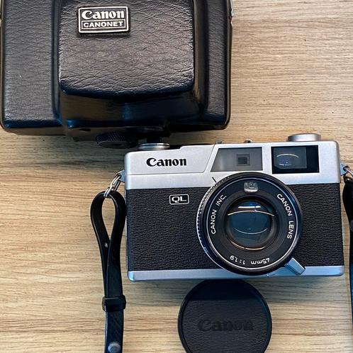 Canon Canonet QL-19, Canon 45mm f1.9*als nieuw/nieuw, Audio, Tv en Foto, Fotocamera's Analoog, Nieuw, Compact, Canon, Ophalen of Verzenden