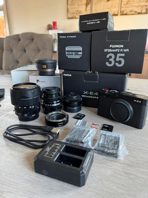 Fujifilm xe4, lenzen en accessoires, Audio, Tv en Foto, Fotocamera's Digitaal, Zo goed als nieuw, Spiegelreflex, Fuji, Ophalen