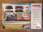 Marklin set 29144 met stoomtrein, wagons, auto's en wissels, Ophalen, Wisselstroom, Analoog, Märklin