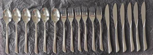 WMF Virginia Cromargan DUITSLAND 6 couverts, Huis en Inrichting, Keuken | Bestek, Gebruikt, Bestekset, Inox of Chroom, Ophalen of Verzenden