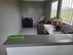 Werfunit gebruikt als salon, Ophalen