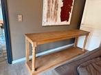 Wandtafel geborsteld eik, Huis en Inrichting, Ophalen, Gebruikt, 75 cm of meer, Rustiek