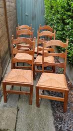 6 eiken stoelen, Antiek en Kunst, Ophalen