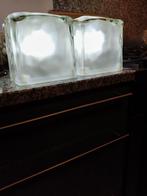 2x Iviken Ikea Ice Cube tafel lampen met led verl BIEDEN !!!, Ophalen of Verzenden