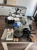 Potten, pannen, servies, bestek en nog veel meer, Ophalen, Zo goed als nieuw