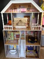Groot poppenhuis met accessoires, Kinderen en Baby's, Speelgoed | Poppenhuizen, Ophalen, Zo goed als nieuw, Poppenhuis